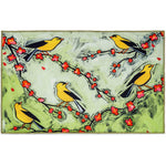 Olivia’s Home Goldfinches Doormat – Colorful Indoor Accent Mat, 22" x 32", Artistic Bird Design with Nature-Inspired Charm