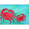 Olivia’s Home Coastal Crab Doormat – Nautical Red Crab Design for Indoor or Outdoor Use, 22" x 32"