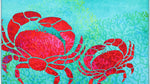 Olivia’s Home Red Crab Entry Mat – Bold Marine Theme Accent Rug for Beach Homes