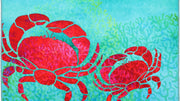 Olivia’s Home Red Crab Entry Mat – Bold Marine Theme Accent Rug for Beach Homes