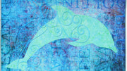 Olivia’s Home Ocean Life Entry Mat – Artistic Dolphin Design for Beach House Decor