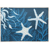 Olivia’s Home Starfish Accent Mat – Coastal Entry Mat for Indoor or Outdoor Spaces