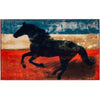 Olivia’s Home Wild Mustang Accent Mat – Indoor Rustic Horse Design, 22" x 32"