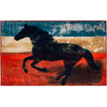 Olivia’s Home Wild Mustang Doormat – Indoor Accent Mat, 22" x 32", Majestic Horse Design with Rich Earth Tones, Artistic Home Decor