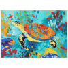 Olivia's Home Coastal Sea Turtle Indoor Outdoor Doormat – Ocean Decor for Entryways