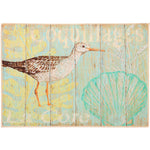Olivia's Home Beachside Sandpiper Doormat – 22" x 32" Coastal Indoor/Outdoor Accent Mat with Serene Shorebird Design
