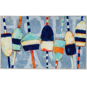 Olivia's Home Nautical Buoys Doormat – Colorful Indoor Accent Mat