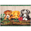 Olivia's Home Wipe Your Paws Indoor Doormat – Perfect for Pet Owners