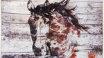 Natural Coir Door Mat with Horse Print – Perfect for Cabins & Farmhouse Decor