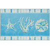 Olivia’s Home Turquoise Sea Rug – 22″×32″ Indoor Coastal Accent Mat