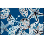 Olivia’s Home Deep Sea Shells Doormat – 22" × 32" Indoor Polyester Rug with Suede‑Feel Coastal Shell Design
