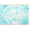 Olivia’s Home Cerulean Clam Shell Doormat – 22″ × 32″ Indoor/Outdoor Shell Design Rug