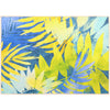 Olivia’s Home Tropical Indigo Doormat – 22×32 Inch Indoor/Outdoor Leaf Design Rug