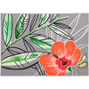 Tropical Hibiscus Entry Rug – 22×32 Indoor Floral Polyester Mat by Olivia’s Home
