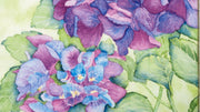 Cottage Bloom Floor Mat – Blue Hydrangea Design