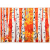 Rustic Birch Tree Doormat for Porch or Patio – 22" x 32"