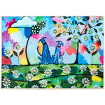 Olivia’s Home Jenny & Benny Doormat – 22" x 32" Rustic Donkey Pair Coir Entry Mat with Farmhouse Charm for Porch or Mudroom
