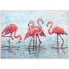 Tropical Flamingo Indoor Doormat – 22" x 32" Coastal Entry Mat
