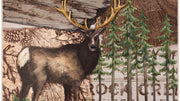 Woodland Wildlife Entry Rug – Durable Coir Doormat for Rustic Homes
