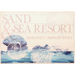 Olivia's Home Sand & Sea Resort Doormat – 22" x 32" Coastal Design for Indoor/Outdoor Use
