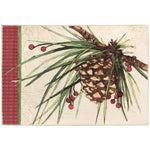 Olivia's Home Winter Pine Doormat – 22" x 32" Indoor/Outdoor Entry Mat with Forest Theme & Pine Needle Design