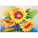 Olivia’s Home Just Picked Sunflowers Doormat – 22" x 32" Indoor Accent Mat with Harvest Floral Art, Durable Polyester Face