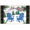 Olivia’s Home Mountain Mat – Indoor Rectangular Rug for Entryways