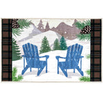 Olivia's Home Mountain View Doormat – 22"x32" Indoor Entry Mat with Scenic Nature Design, Rectangular Shape for Home Decor