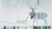 Holiday Entryway Mat – Indoor Outdoor Reindeer Doormat