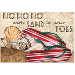 Olivia's Home Sand in Your Toes Doormat 22" x 32" Coastal Indoor Outdoor Floor Mat Beach Theme Entry Accent