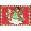 Olivia's Home Snow Family Doormat – Festive Holiday Entry Mat