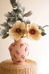 Christmas Ceramic Peppermint Vase With Candy-Inspired Details 10.5" H by Kalalou