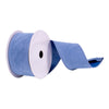 Vickerman Q214873 2.5" X 10 Yards Baby Blue Faux Suede Ribbon