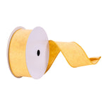 Vickerman Q215005 2.5" X 10 Yards Mustard Felt Ribbon