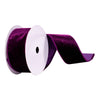 Vickerman Q215017 2.5" X 10 Yards Plum Velvet Ribbon