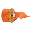 Vickerman Q215061 2.5" X 10 Yards Orange Burlap Ribbon