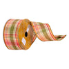 Vickerman Q215069 2.5" X 10 Yards Fall Plaid Ribbon