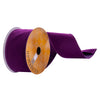 Vickerman Q220535 2.5" X 10 Yards Plum Purple Velvet Ribbon.