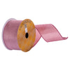 Vickerman Q220537 2.5" X 10 Yards Rose Pink Velvet Ribbon.