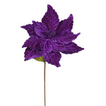 Vickerman QG162706 22" Purple Poinsettia Artificial Christmas Flower 6 Per Bag