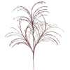 Vickerman QG164005 34" Burgundy Glitterrass Artificial Christmas Spray. Includes 6 Sprays Per Pack.