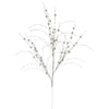 Vickerman QG164238 35" Champagne Glitter Berry Artificial Christmas Spray. Includes 6 Sprays Per Pack.