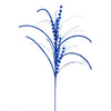 Vickerman QG192402 29" Blue Glitter Harvest Artificial Christmas Spray. Includes 6 Sprays Per Pack.