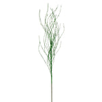 Vickerman QG221004 37" Green Wavy Twig Glitter Spray 6 Per Bag.