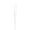 Vickerman QG221011 37" White Wavy Twig Glitter Spray 6 Per Bag.