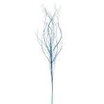 Vickerman QG221032 37" Baby Blue Wavy Twig Glitter Spray 6 Per Bag.