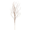 Vickerman QG221038 37" Champagne Wavy Twig Glitter Spray 6 Per Bag.