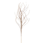 Vickerman QG221038 37" Champagne Wavy Twig Glitter Spray 6 Per Bag.