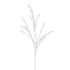 Vickerman QG221511 36" White Berry Twig Glitter Spray 6 Per Bag.