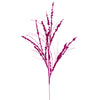 Vickerman QG221513 36" Hot Pink Berry Twig Glitter Spray 6 Per Bag.